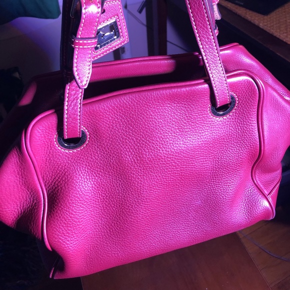 Blood Red Dooney & Bourke Retro Physicians Bag - Picture 1 of 4